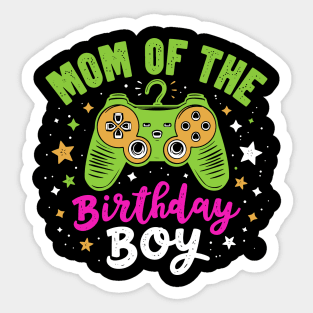 Mom of the Birthday Boy Sticker